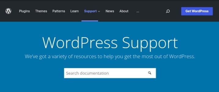 WordPress support